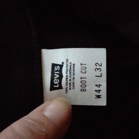 Men's Black Label Levi's Action Pants Size 44X32 - Picture 3 of 8